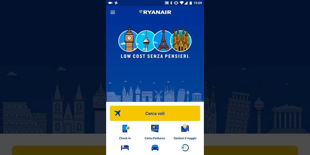 come scaricare app ryanair